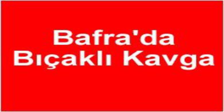 Bıçaklı kavga 1 yaralı