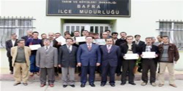 Biçerdöver operatörlerine sertifika