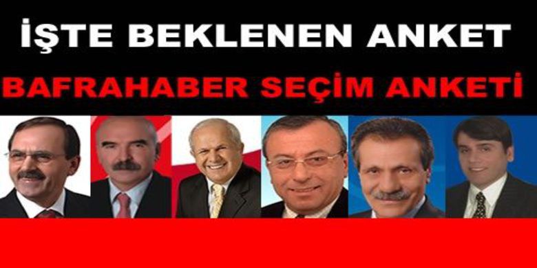 Bafra 2009 Seçim Anketi Bafra 2009 Seçim Anketi