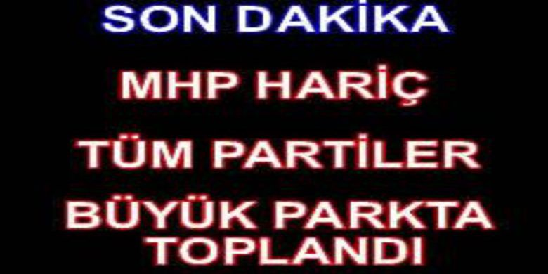 Adaylar Parkta Toplandı