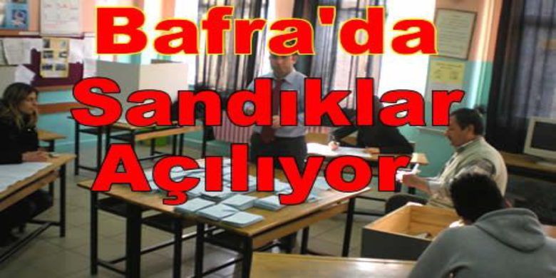 Sandıklar Açılmaya Başlandı Sandıklar Açılmaya Başlandı