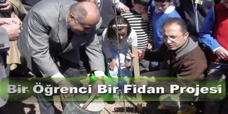 İlk Fidan Dikildi