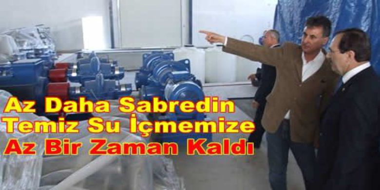 Şahin Su Arıtma Tesisinde Şahin Su Arıtma Tesisinde