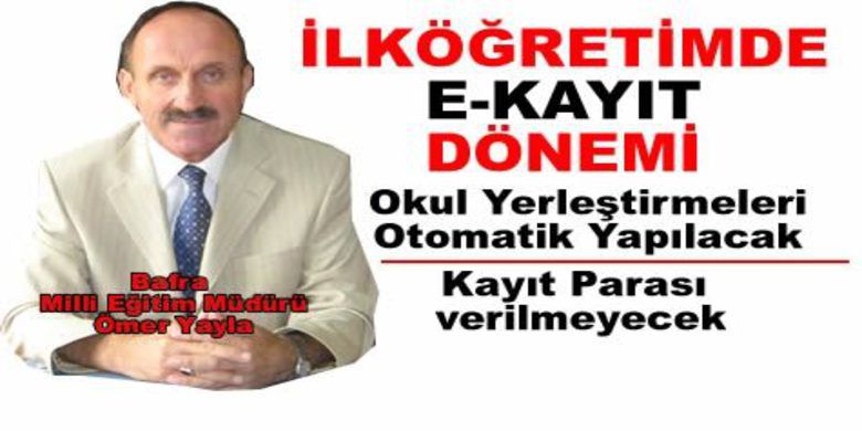 İlköğretimde E-kayıt Dönemi İlköğretimde E-kayıt Dönemi