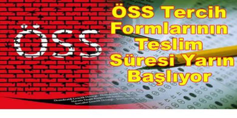 Formların Teslim Süresi Yarın Başlıyor Formların Teslim Süresi Yarın Başlıyor