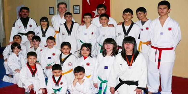 Bafra`da Tekwando Kuşak Terfi Sınavı