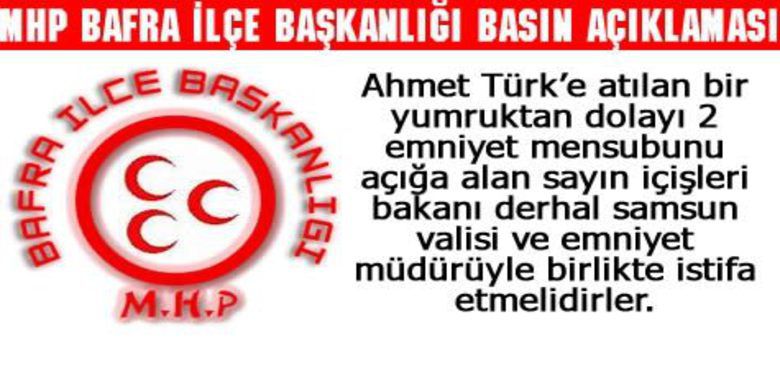 Mhp`den Saldırıya Kınama