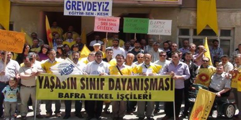 İşçi Memur El Ele Grevde
