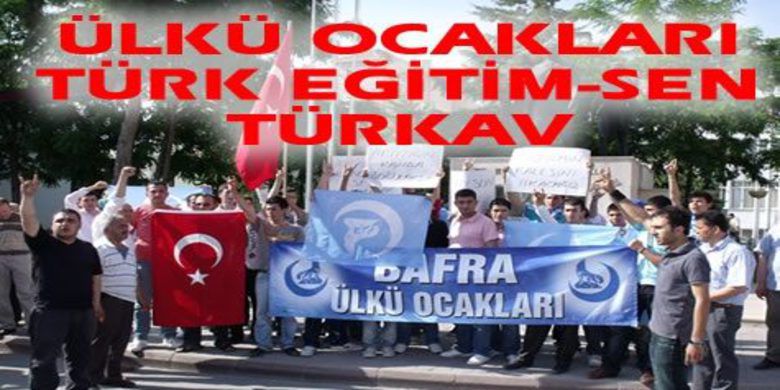 Bafra`da İsrail`e Protestolar Devam Ediyor