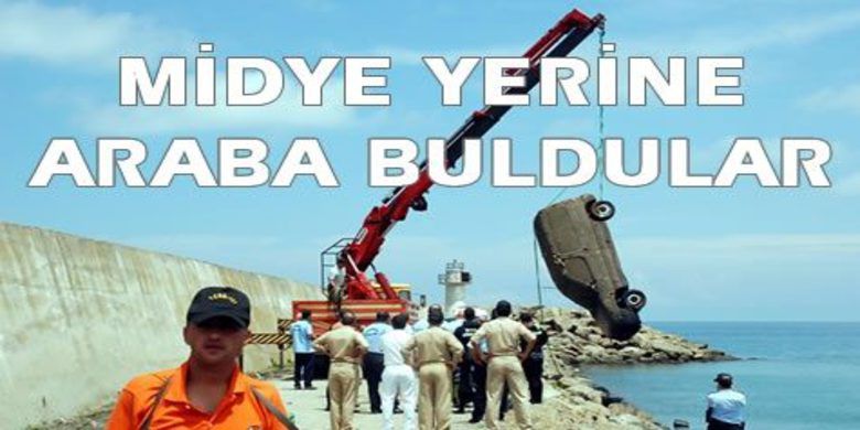Yakakent`te Denizden Panelvan Çıktı Yakakent`te Denizden Panelvan Çıktı
