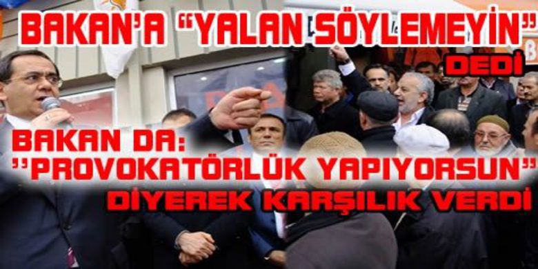 Bakan Demir`e Protesto Şoku