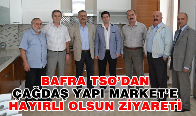Bafra Tso'dan Çağdaş Yapı Market'e Ziyaret Bafra Tso'dan Çağdaş Yapı Market'e Ziyaret