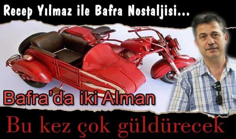 Bafra'da iki Alman