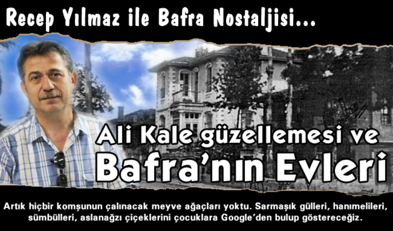 Şu Bafra'nın evleri