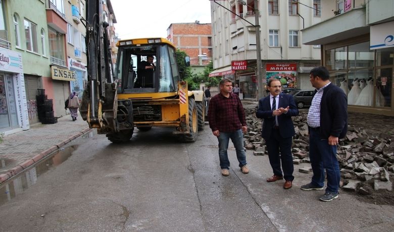 Bafra'da 100 Bin Ton Asfalt Hedefi Bafra'da 100 Bin Ton Asfalt Hedefi