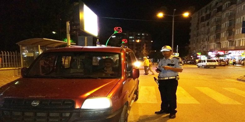Bafra'da Trafik Denetimleri Bafra'da Trafik Denetimleri