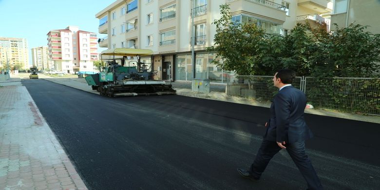 İlkadım'da Asfalt Seferberliği İlkadım'da Asfalt Seferberliği