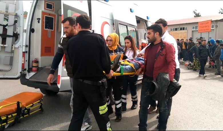 Bafra’da Kaza: 1 Yaralı