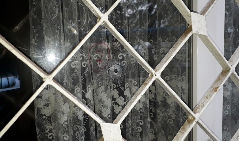 Bafra'da Ev Kurşunladı