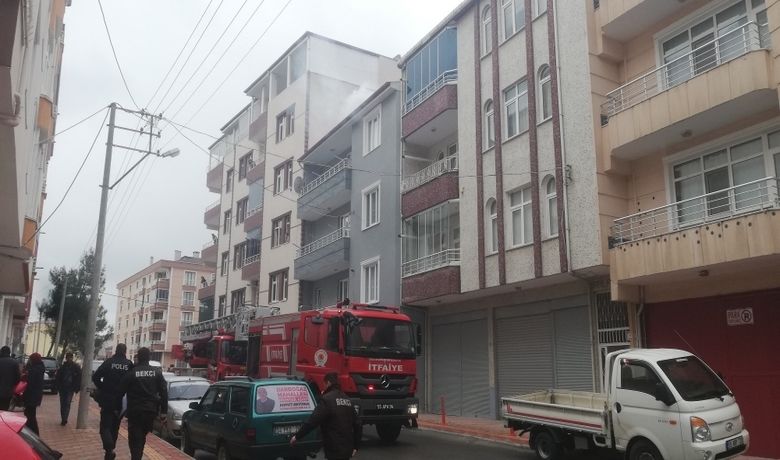Baca Yangını Korkuttu Baca Yangını Korkuttu