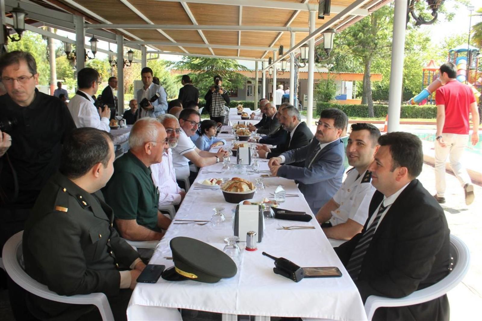 Bafra’da Protokol Bayramlaştı