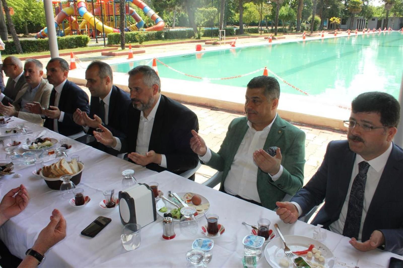 Bafra’da Protokol Bayramlaştı