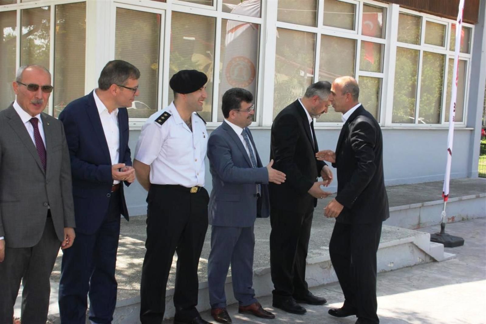 Bafra’da Protokol Bayramlaştı