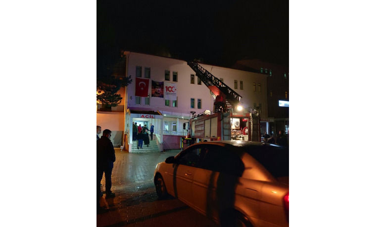 Alaçam Devlet Hastanesinde Yangın Paniği
