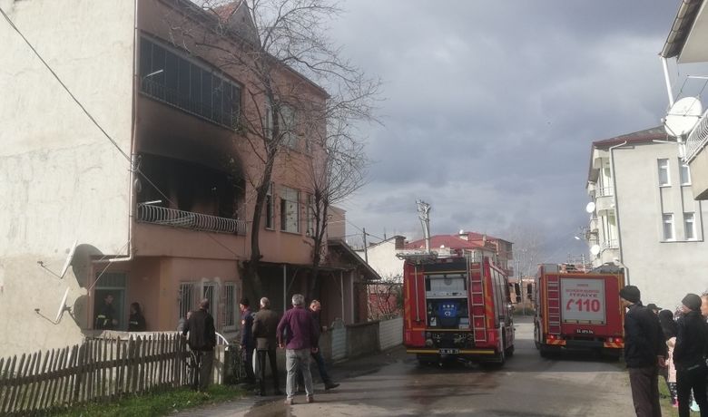 Bafra’da Ev Yangını