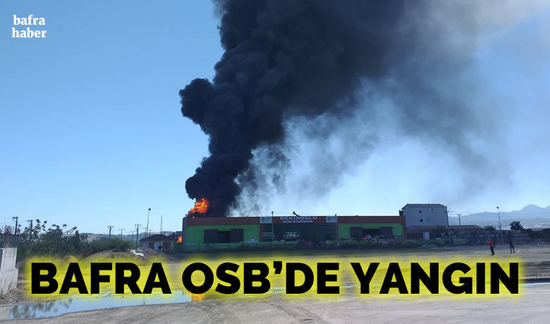 Bafra Osb'de Yangın