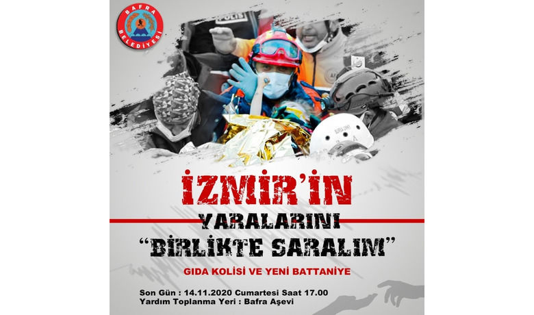 Bafra’dan İzmir’e yardım eli
Bafra’dan İzmir’e yardım eli