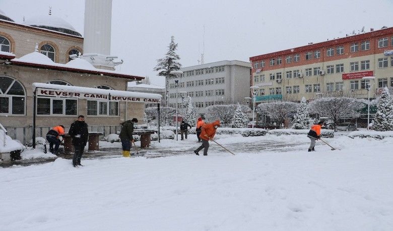 Havza’da karla mücadele
Havza’da karla mücadele