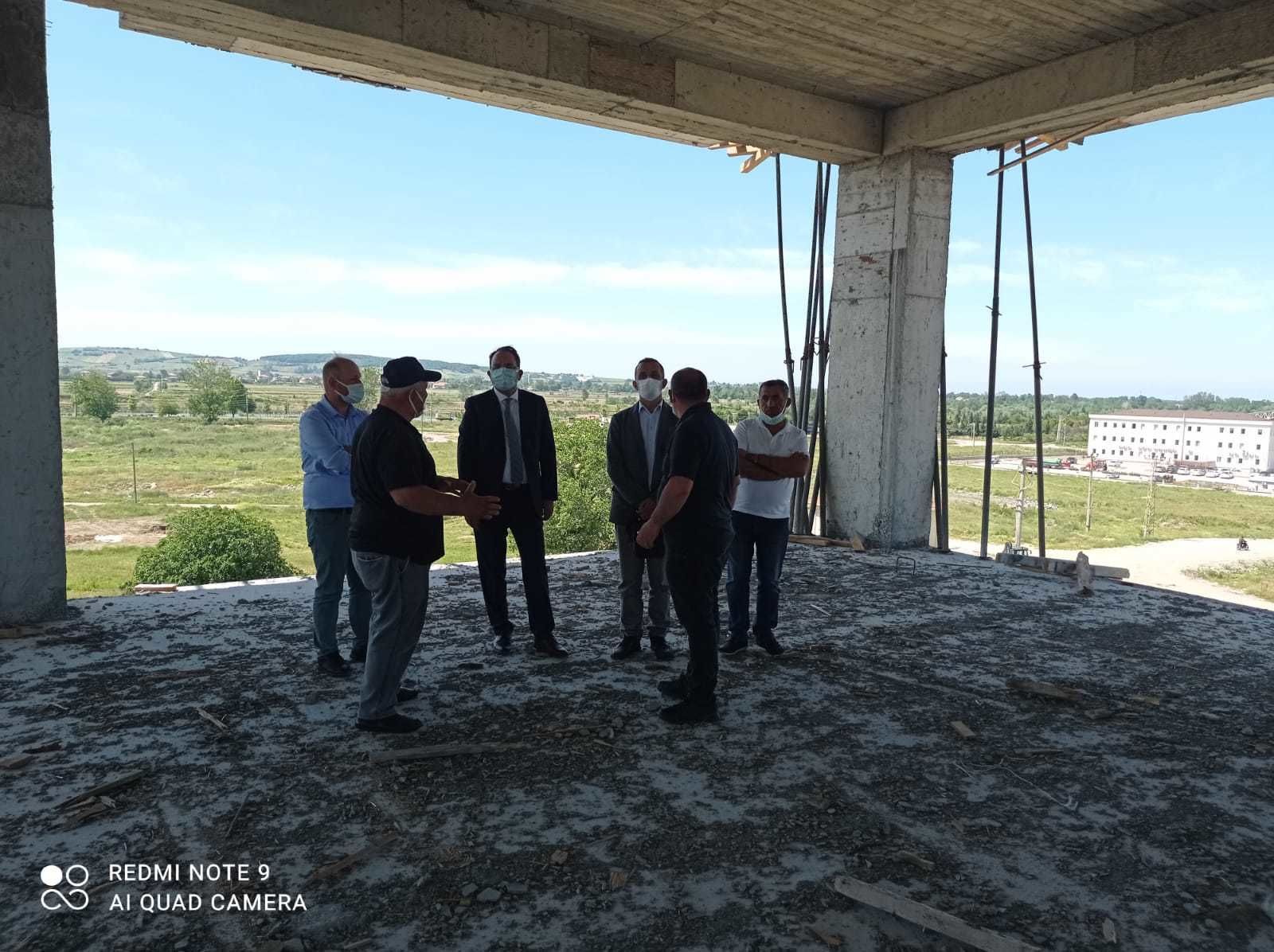 Bafra Hükümet Konağı inşaatı devam ediyor