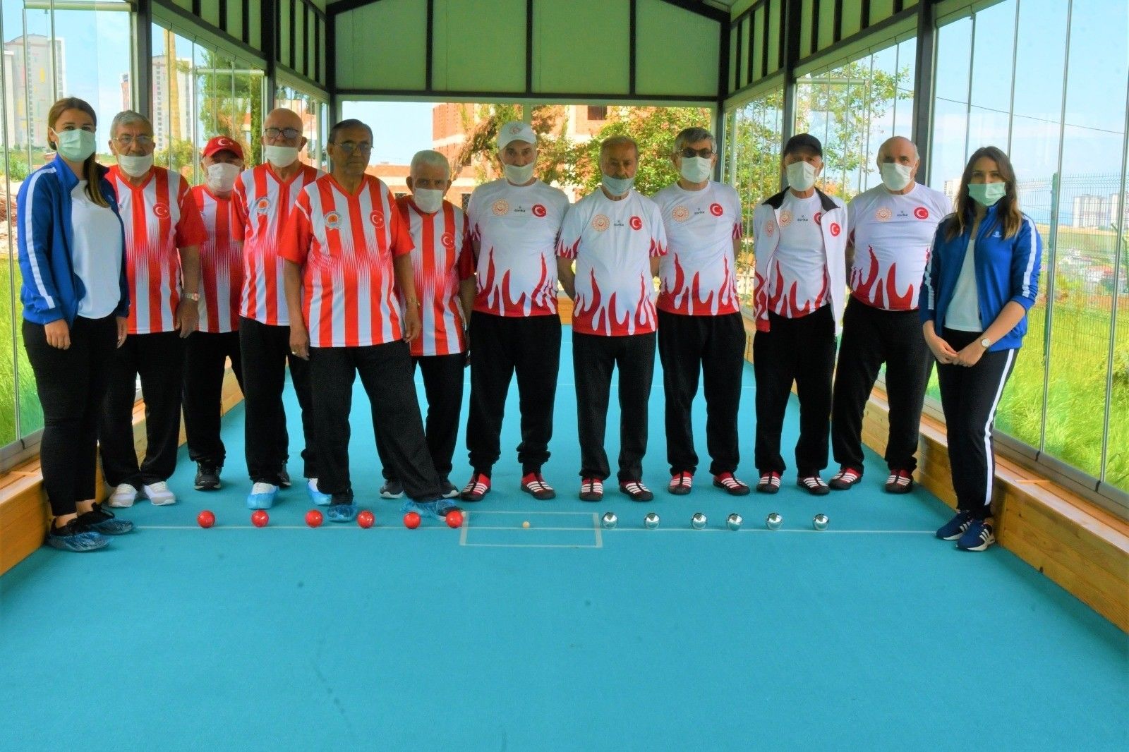 Huzurevinde ‘Bocce’ heyecanı
