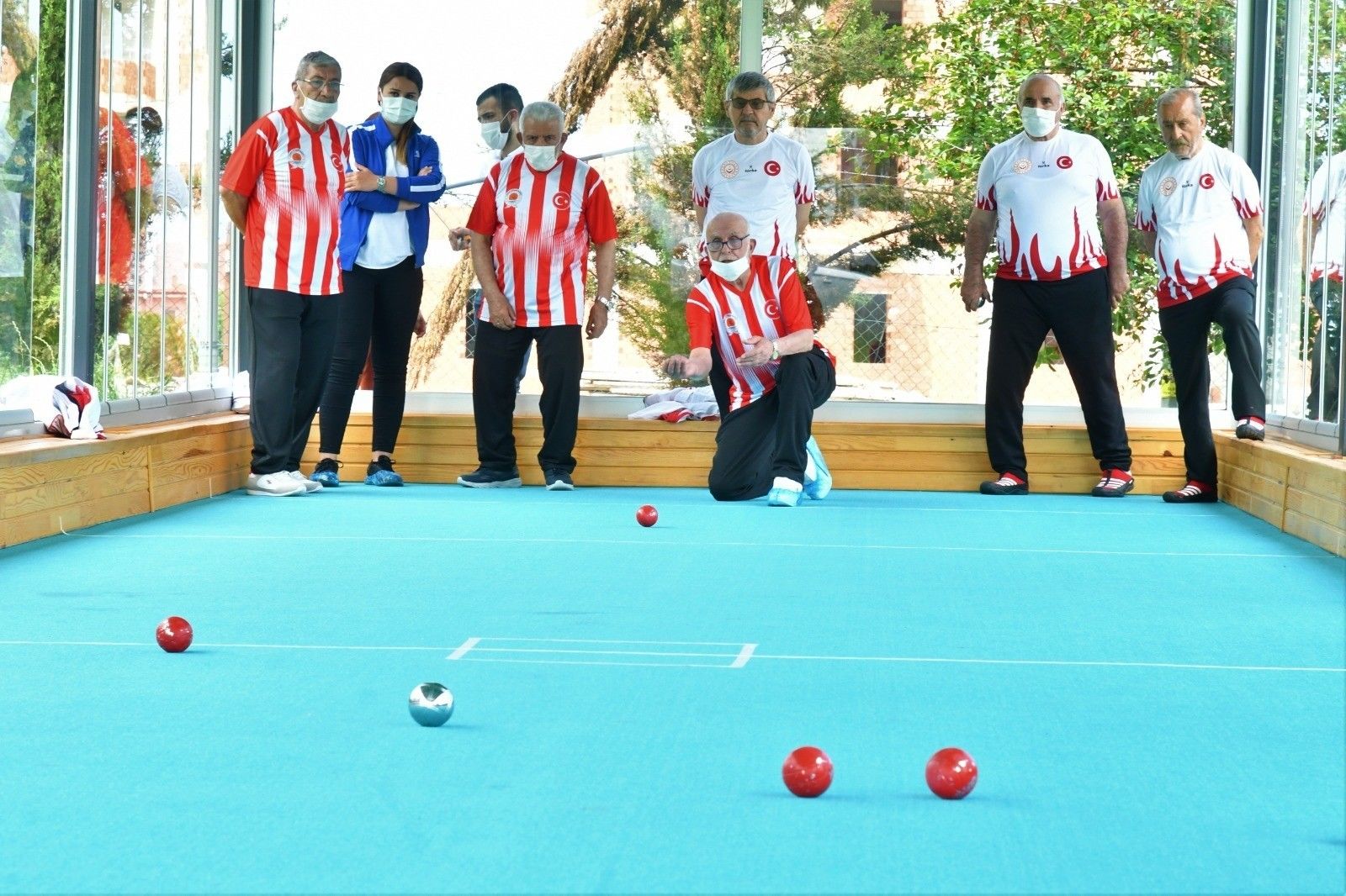 Huzurevinde ‘Bocce’ heyecanı
