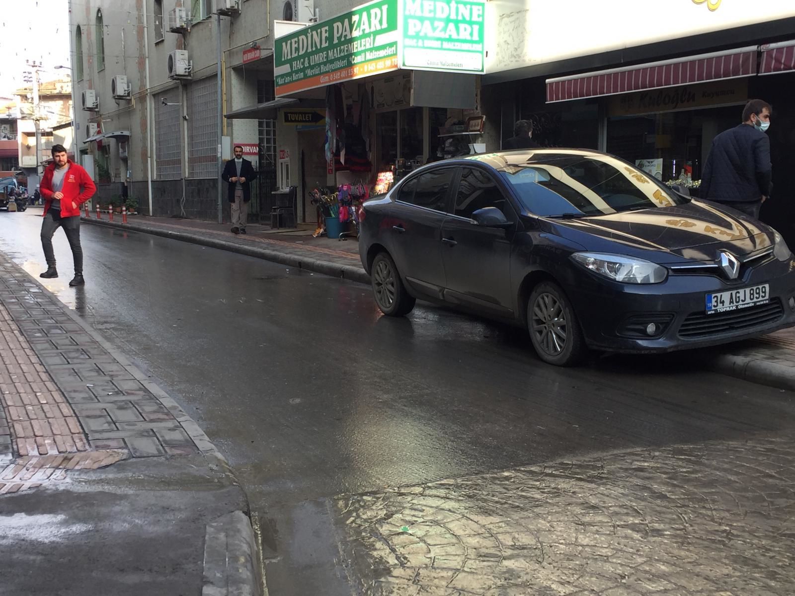 Bafra'dan kaldırıma araç parkı manzaraları