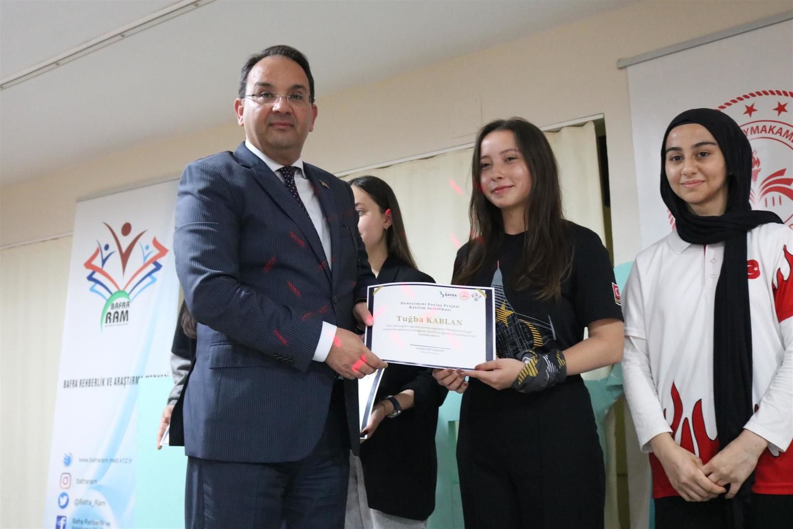 Bafra Ram Deneyimini Paylaş Projesi Kapanış Programı