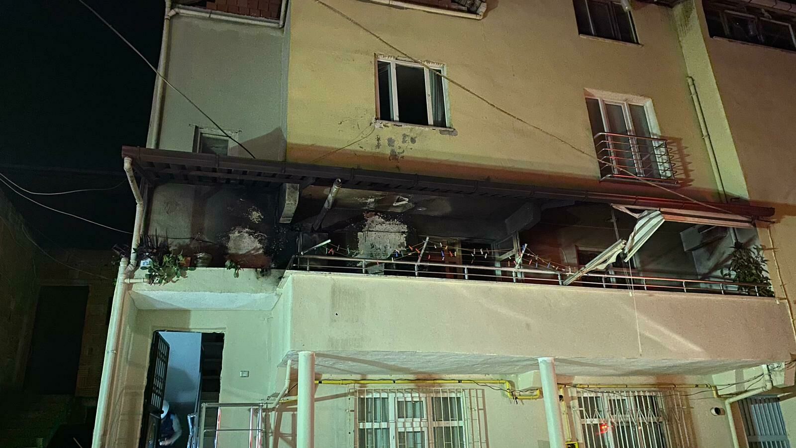 Bafra’da Ev Yangını
