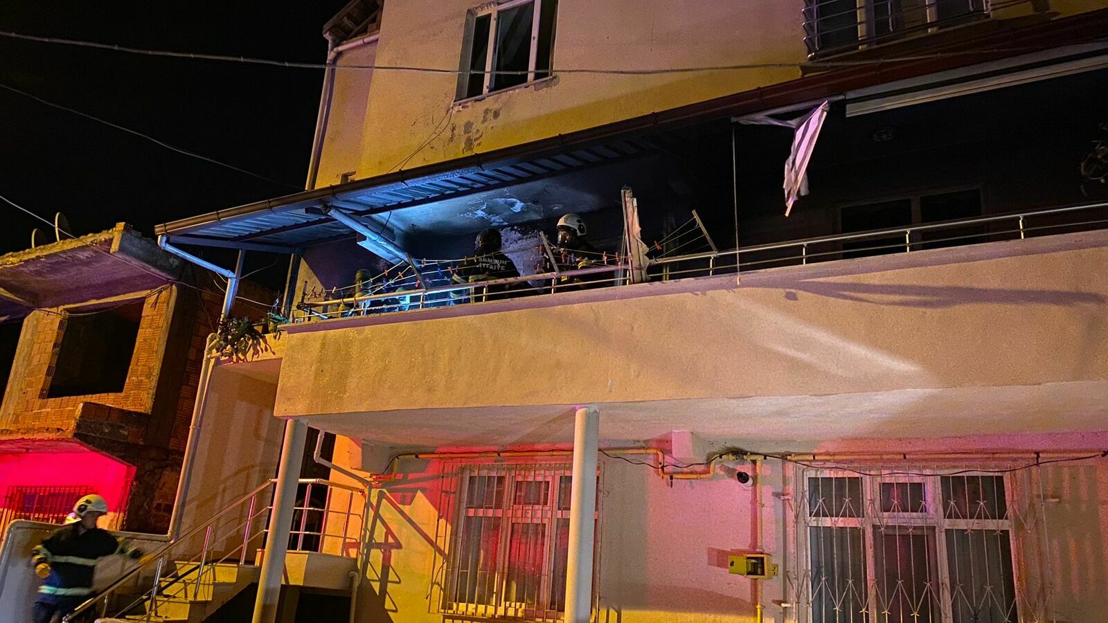 Bafra’da Ev Yangını