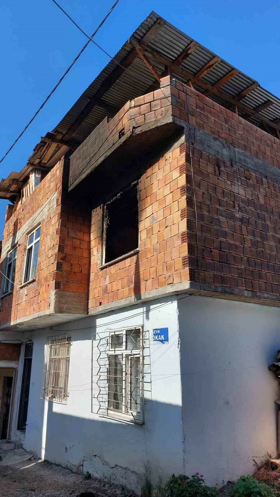Samsun’da ev yangını
