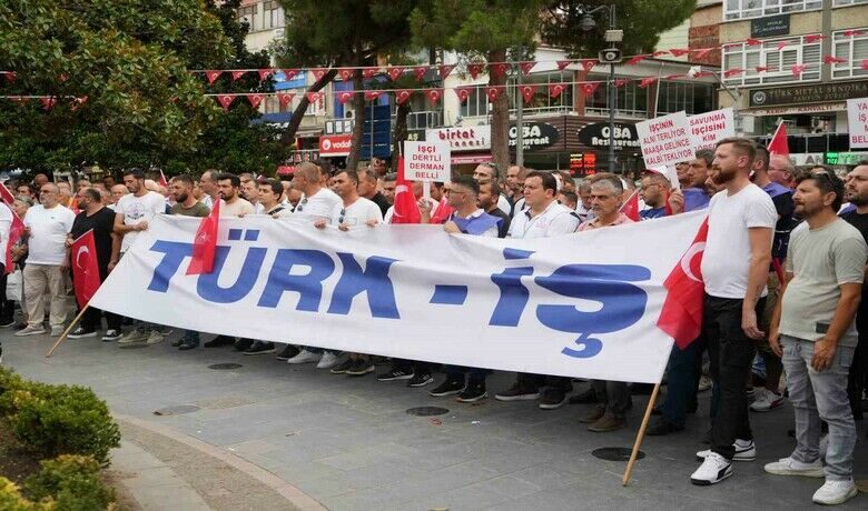 İşçiler ’vergide adalet’ istedi
İşçiler ’vergide adalet’ istedi