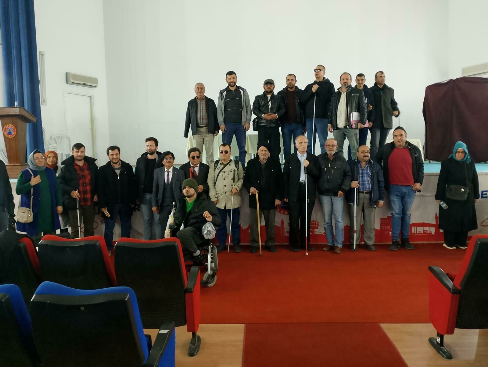 Bafra Görme Engelliler Derneği Başkanı Ömer Ergül Güven Tazeledi