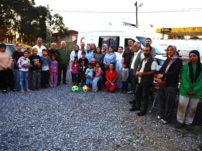 Bafra’da Sağlık Hizmeti Tarlaya Kadar Ulaştı