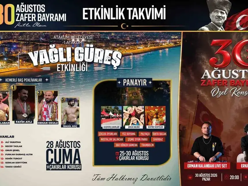 Atakum’da 30 Ağustos Coşkusu Günler Öncesinden Başlayacak