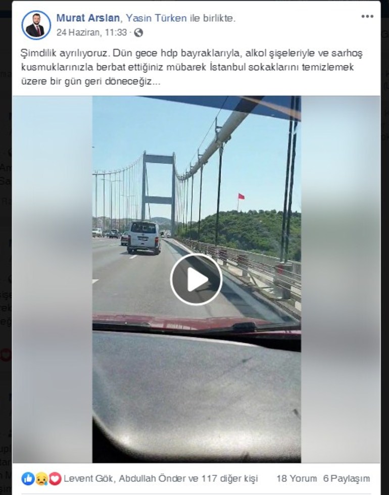 Murat Arslan’dan Skandal Bir Paylaşım Daha Murat Arslan’dan Skandal Bir Paylaşım Daha